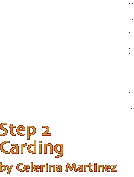Step 2 Carding